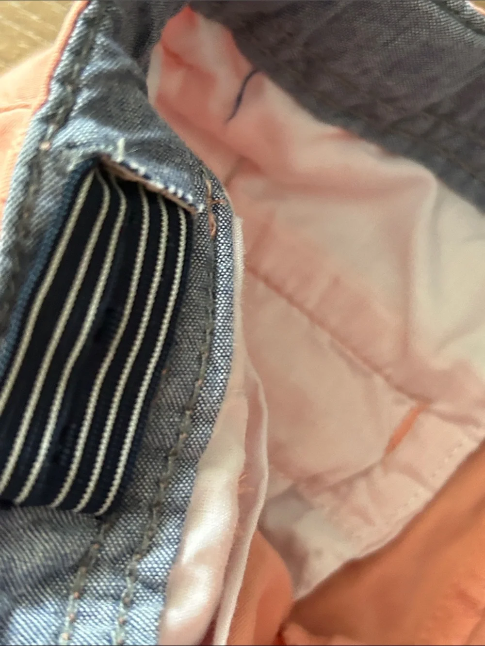 Boys OshKosh Classic Cotton Blend Chino Shorts Salmon Pink size 8